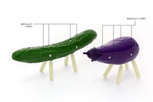 Load image into Gallery viewer, Syuto Studio Shoryo Uma Plastic Model Cucumber &amp; Eggplant SS73066