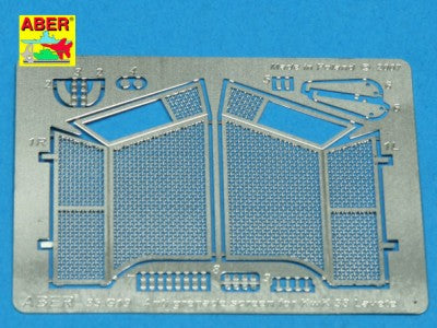 Aber 1/35 German Anti grenade screen for KwK 38 Lavete G19