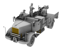 Load image into Gallery viewer, IBG 1/35 Italian 3Ro Truck w/ 100mm 100/17 Howitzer w/ Crew (4) 35065
