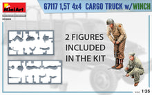 Load image into Gallery viewer, MiniArt 1/35 US M3 G7117 1.5t 4X4 Cargo Truck w/ Winch 35389