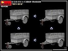 Load image into Gallery viewer, MiniArt 1/35 US G-518 1t Cargo Trailer "Ben Hur" 35436