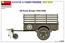Load image into Gallery viewer, MiniArt 1/35 US G-518 1t Cargo Trailer "Ben Hur" 35436