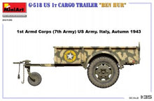 Load image into Gallery viewer, MiniArt 1/35 US G-518 1t Cargo Trailer "Ben Hur" 35436