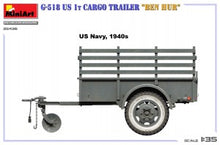 Load image into Gallery viewer, MiniArt 1/35 US G-518 1t Cargo Trailer "Ben Hur" 35436