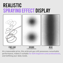 Load image into Gallery viewer, Gaahleri Airbrush Set GHAD-39 0.35 &amp; 0.5mm