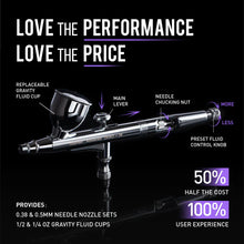 Load image into Gallery viewer, Gaahleri Airbrush Set GHAD-39 0.35 &amp; 0.5mm