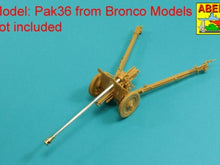 Load image into Gallery viewer, Aber Barrel for German 76.2 mm Pak 36(r) Anti-Tank Gun 35 L-166'