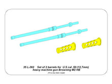 Load image into Gallery viewer, Aber 1/35 US M2 HMG 0.50 cal Barrel (2) 35 L-362'