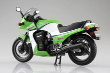 Load image into Gallery viewer, Aoshima 1/12 Kawasaki GPz900R Ninja Green/White Pre Built 109205