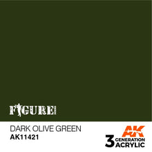 Load image into Gallery viewer, AK Interactive AK11421 Acrylic 3G Figure Dark Olive Green 17ml