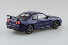 Load image into Gallery viewer, Aoshima Snap Kit 1/32 Nissan Skyline GT-R R34 Nur (Midnight Purple III) 12-MP 20046