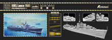 Load image into Gallery viewer, Flyhawk Models 1/700 British Destoryer HMS Lance 1941  (Deluxe Edition) FH1115S