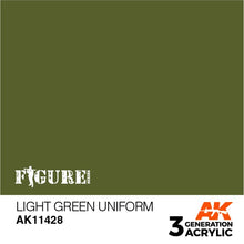 Load image into Gallery viewer, AK Interactive AK11428 Acrylic 3G Figure Light Green Uniform 17ml