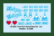 Load image into Gallery viewer, HobbyBoss 1/35 French WWI Saint-Chamond Heavy Tank Late 83860