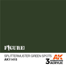 Load image into Gallery viewer, AK Interactive AK11415 Acrylic 3G Figure Splittermuster Green Spots 17ml