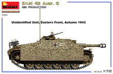 Load image into Gallery viewer, MiniArt 1/72 German StuH 42 Ausf. G Mid Production 72115