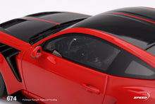 Load image into Gallery viewer, Top Speed 1/18 Ford Mustang Dark Horse Race Red 2025 TS0674