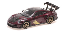 Load image into Gallery viewer, Minichamps 1/43 Porsche 911 (992) GT3RS 2023 Purple / Gold Wheels 410062112