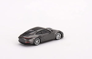 TSM Mini GT 1/64 Porsche 911 GT3 Touring Agate Grey Metallic MGT00373