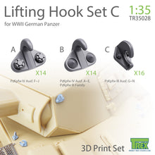 Load image into Gallery viewer, Trex 1/35 Lifting Hook for WWW II German Panzer Set C 3D Printed TR35028