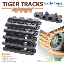 Load image into Gallery viewer, Trex 1/35 German Tiger Tracks Early Type 3D Printed Tracks TR85008