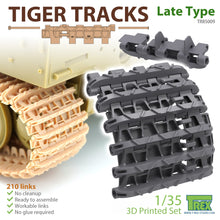 Load image into Gallery viewer, Trex 1/35 German Tiger Tracks Late Type 3D Printed Tracks TR85009