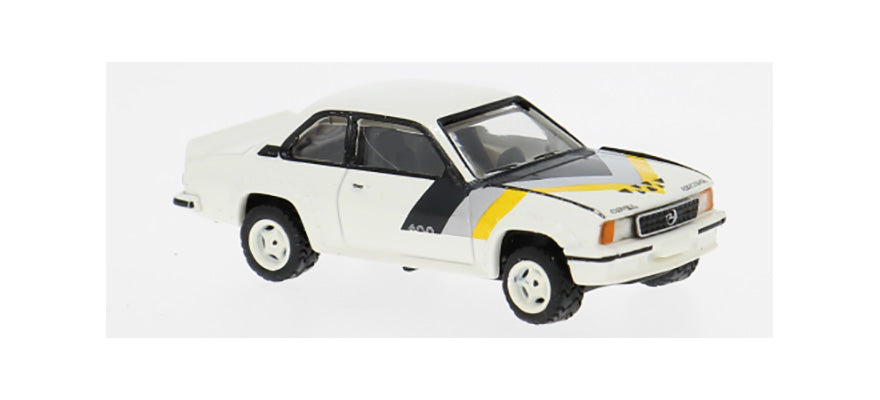Brekina 1/87 HO Opel Ascona B 400 Yellow/Silver/Black (1980) 20770
