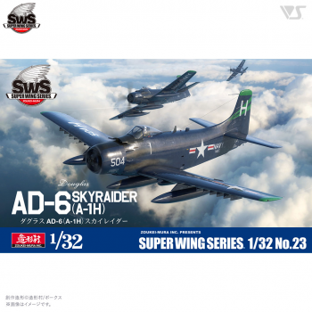 Zoukei-Mura 1/32 US Navy AD-6 (A-1H) Skyraider SWS-23 – Burbank's