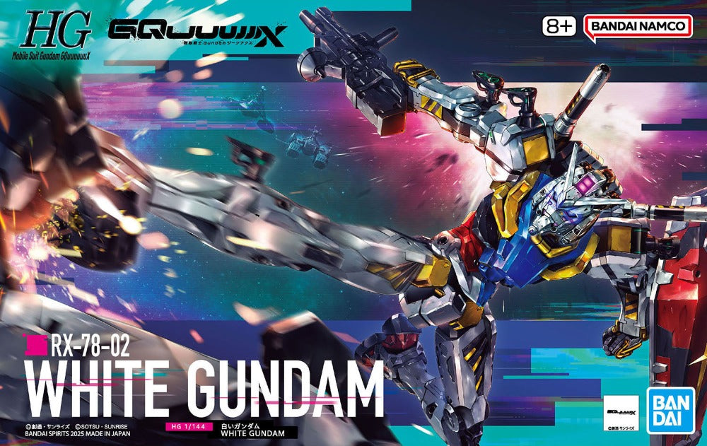 最終値下げSC25 BOXUNIT by WANTKEY feat.GAHGA Bandai 1/144 HGGQ #12 White Gundam 