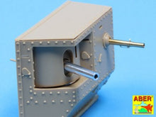 Load image into Gallery viewer, Aber 1/35 British Barrels for WWI Tank Mark IV Male 6lbr (2) Lewis MG (3) 35 L-155'