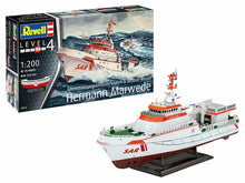 Load image into Gallery viewer, Revell 1/200 Search and Rescue Vessel "Hermann Marwede" 05812