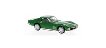 Load image into Gallery viewer, Brekina 1/87 HO 1969 Chevrolet Corvette C3 Green 19989