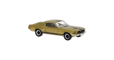 Brekina 1/87 HO Ford Mustang GT 350 1968 Fastback GOLD 19615