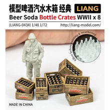 Load image into Gallery viewer, Liang Model Beer/Soda Bottle Crates WWII (4) Liang-0433