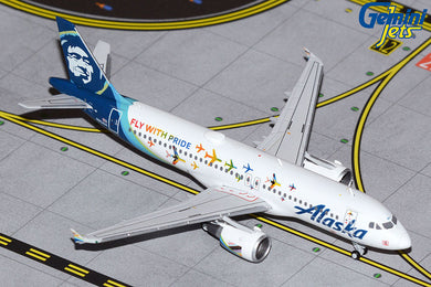 Gemini 1/400 Alaska Airlines A320-200 N854VA “Fly With Pride” livery GJASA2042
