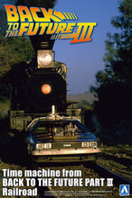 Load image into Gallery viewer, Aoshima 1/24 Back to the Future Part III DeLorean Railroad 06699