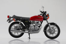 Load image into Gallery viewer, Aoshima 1/12 Honda CB400Four Light Ruby Red DIECAST 11173'