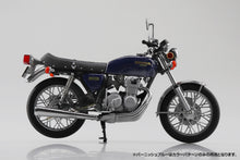 Load image into Gallery viewer, Aoshima 1/12 Honda CB400Four Burnish Blue DIECAST 11175'