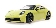 Load image into Gallery viewer, Minichamps 1/18 Porsche 911 (992.2) Carrera Coupe 2024 Yellow Metallic 155064021