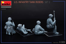 Load image into Gallery viewer, Miniart 1/35 US Infantry Tank Riders WWII Set 2 (4) 53035
