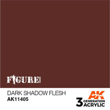 Load image into Gallery viewer, AK Interactive AK11405 Acrylic 3G Figure Dark Shadow Flesh 17ml