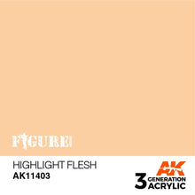 Load image into Gallery viewer, AK Interactive AK11403 Acrylic 3G Figure Highlight Flesh 17ml