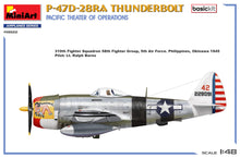 Load image into Gallery viewer, Miniart 1/48 US P-47D-28RA Thunderbolt. Pacific Theater Of Operations 48022