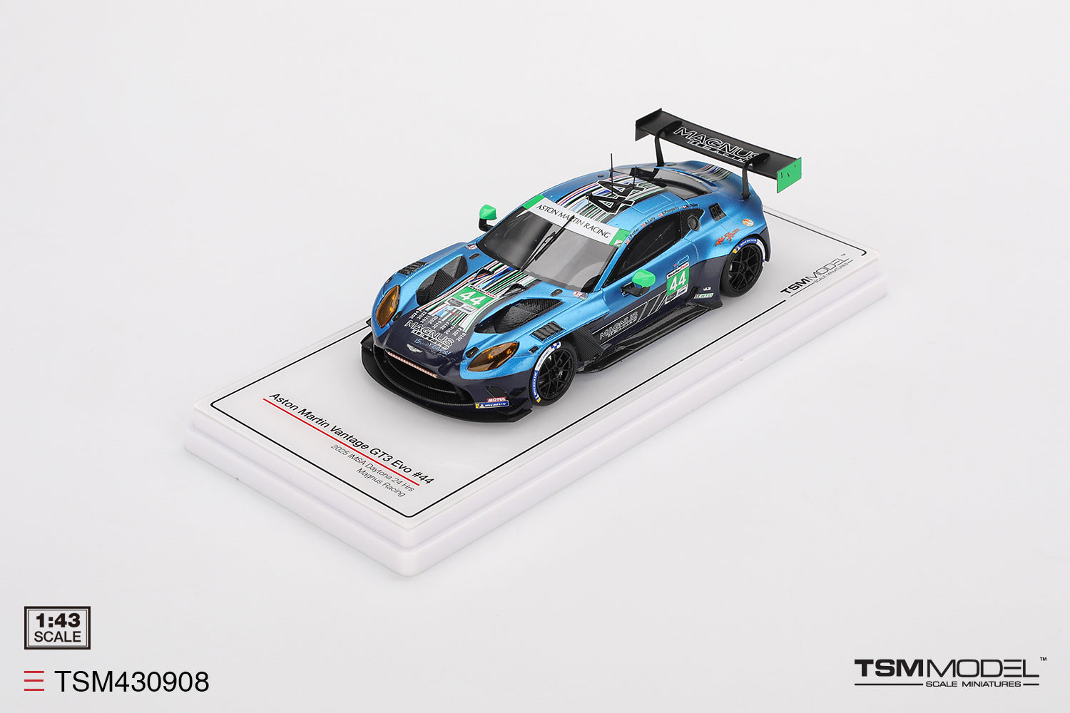 TSM 1/43 Aston Martin Vantage GT3 Evo #44 '25 IMSA Daytona
