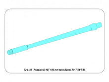 Load image into Gallery viewer, Aber 1/72 Russian D-10T 100mm Tank Barrel For T-54/55 72 L-45'