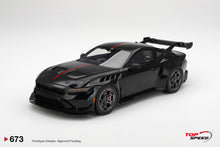 Load image into Gallery viewer, Top Speed 1/18 Ford Mustang Dark Horse Shadow Black 2025 TS0673