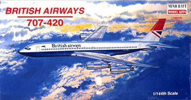 Minicraft 1/144 British Airways Boeing 707-420 14485C NOS Sealed
