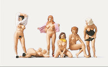 Load image into Gallery viewer, Merten 1/87 HO Nudist Bathers (6) 0212527