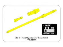 Load image into Gallery viewer, Aber 1/35 German 2cm L/65 Flak 38 Barrel 35 L-86'