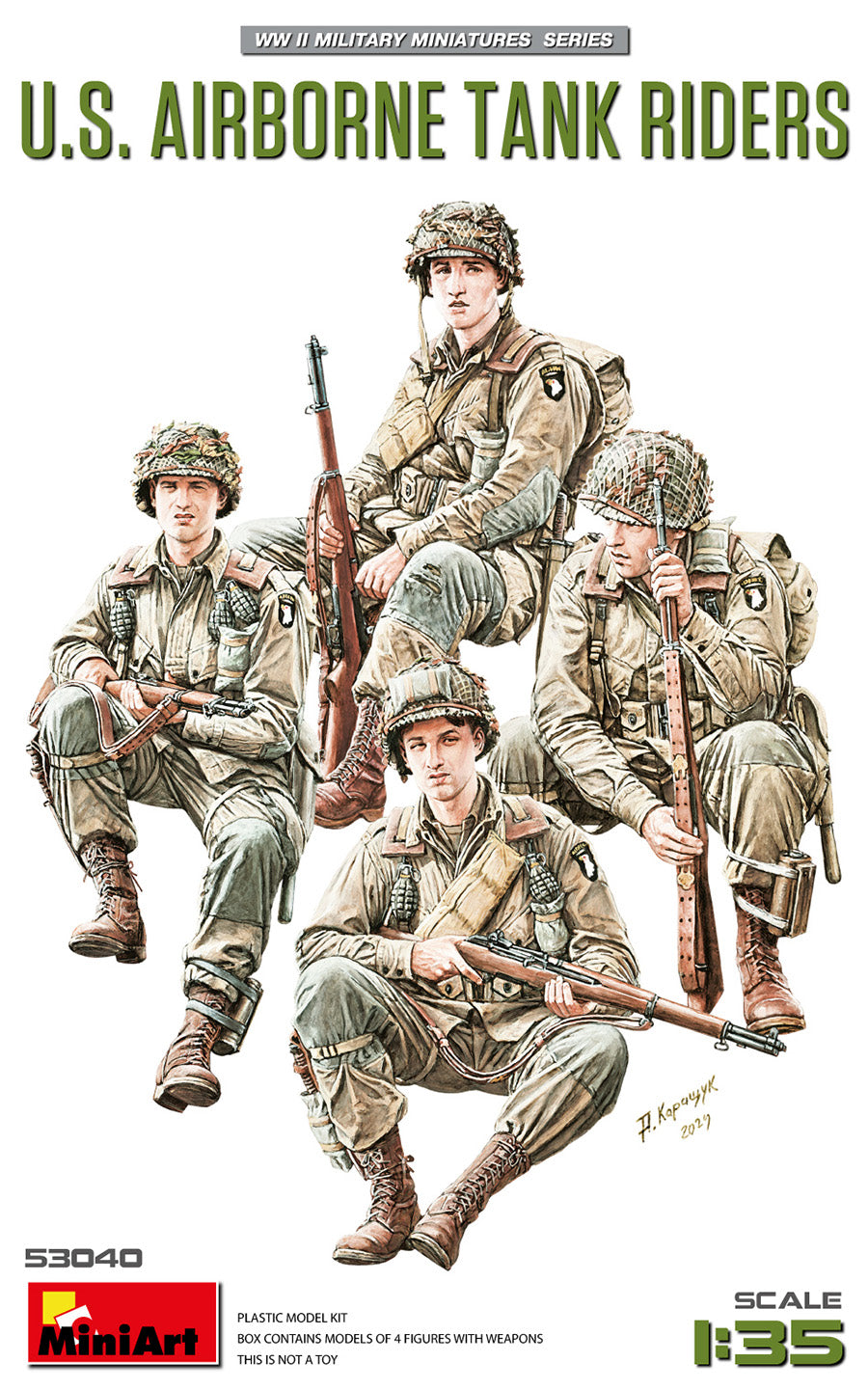 Miniart 1/35 US Airborne Tank Riders WWII (4) 53040 COMING SOON ...